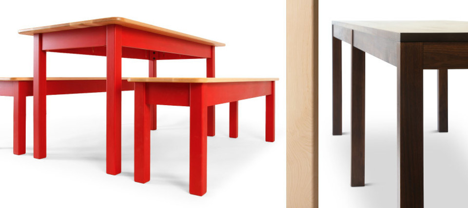 Square furniture parts