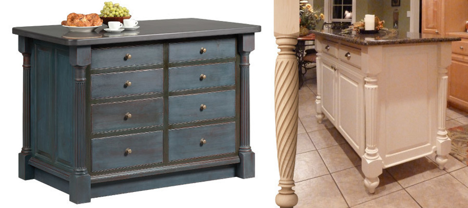 Fluted and Spiral Fluted furniture parts