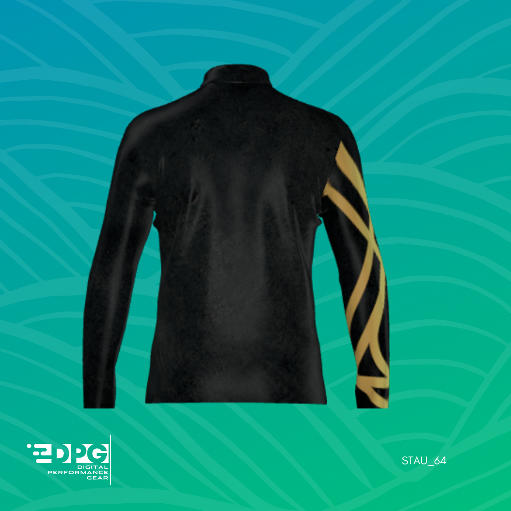 Modern Marching Band Uniform Black & Gold (Standard Top) STAU_64