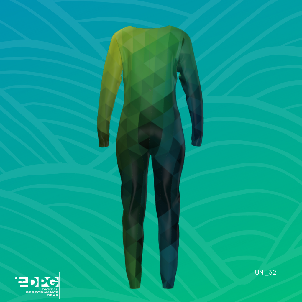 Green Gradient Winterguard Uniform