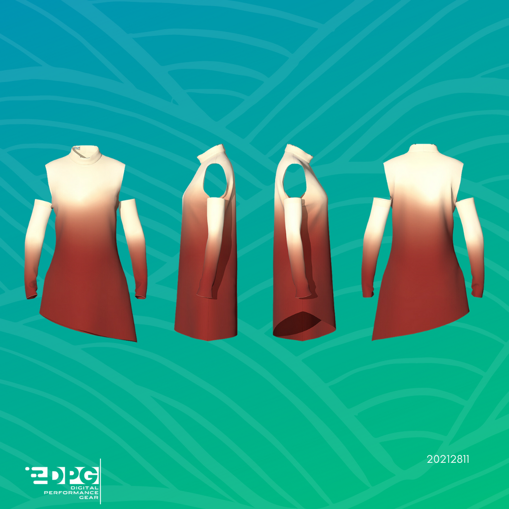 Color Guard Costume Rust Ombre (20212811)