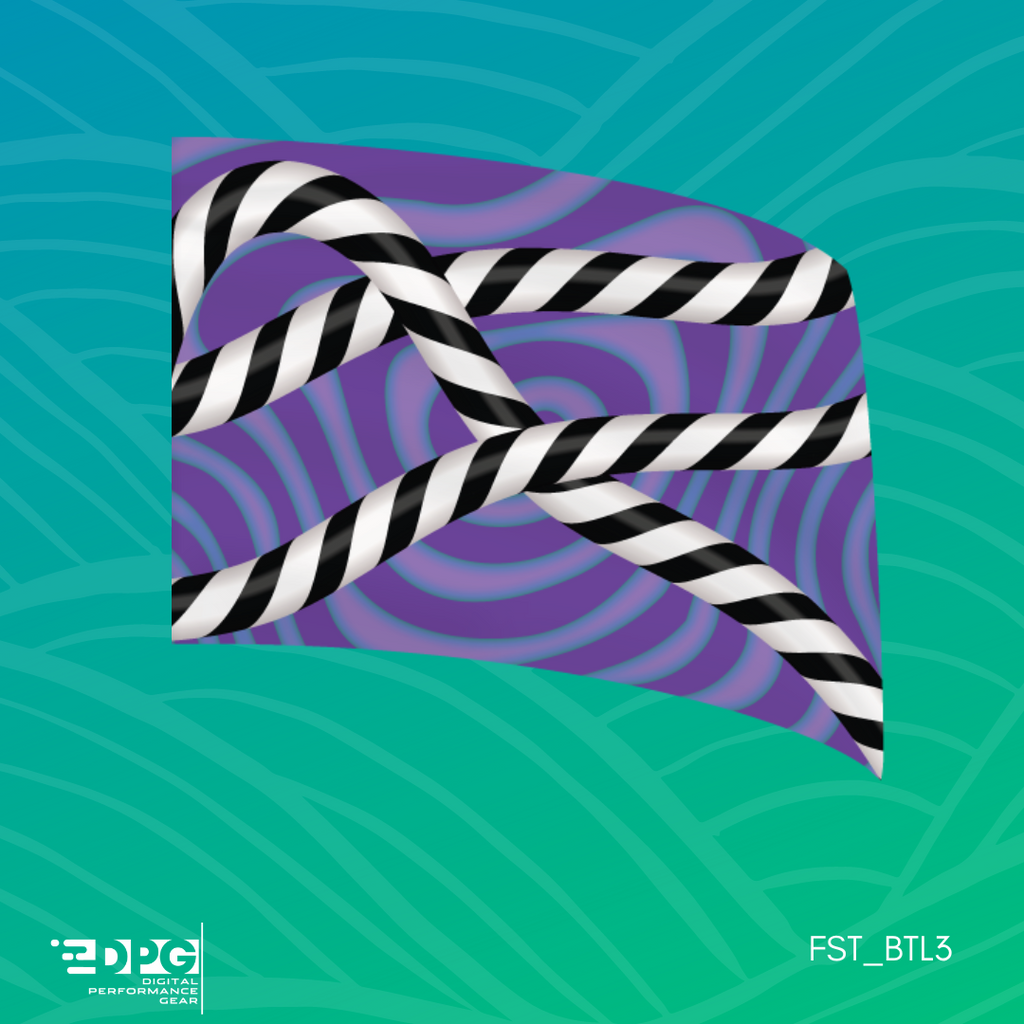 Beetlejuice Snakes Color Guard Flag (FST_BTL3)