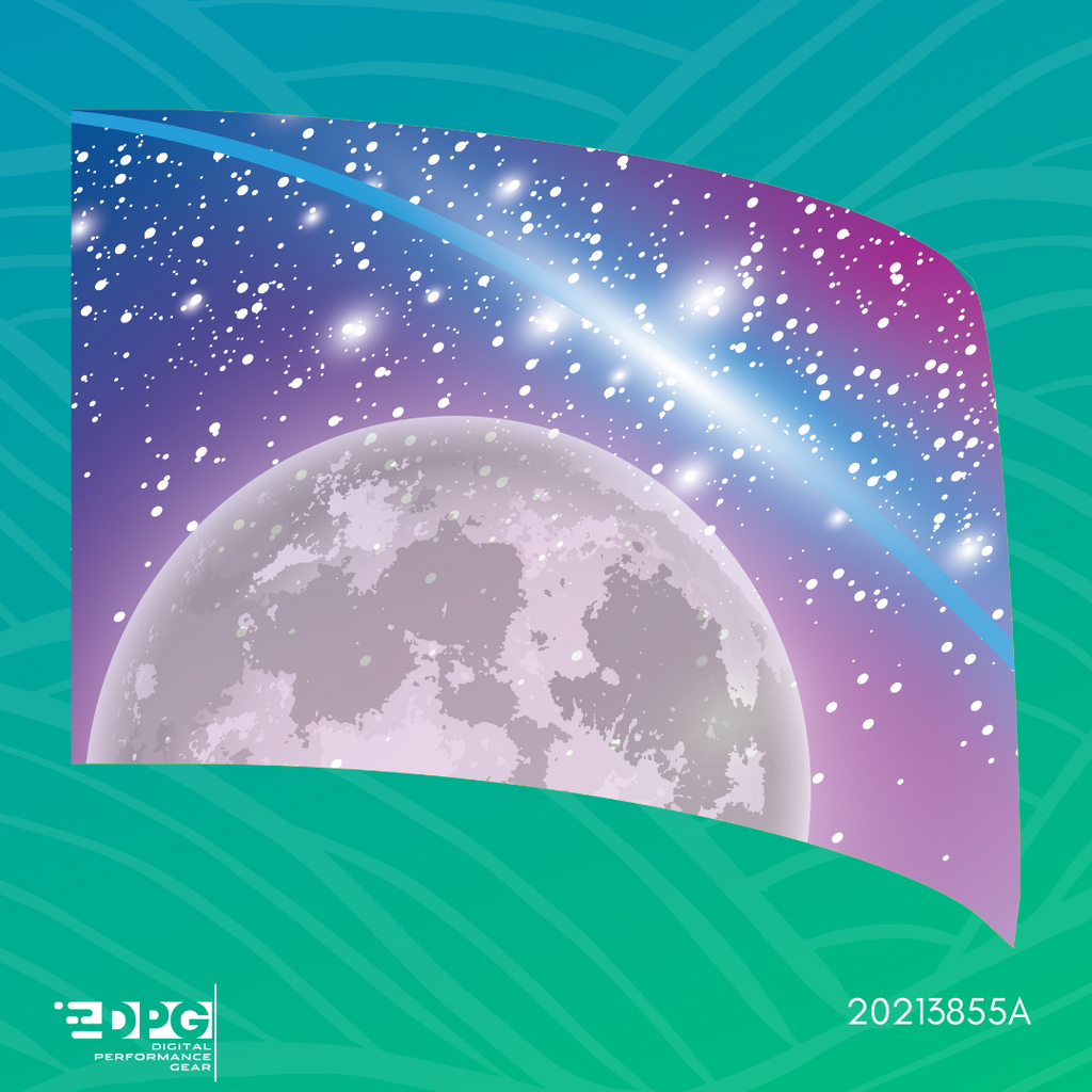 Moon and Purple Sky Standard Color Guard Flag (20213855A)