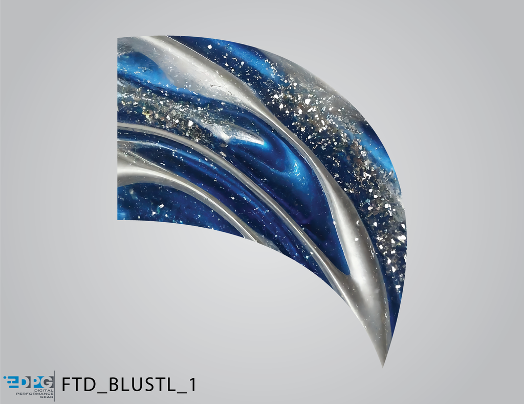 Blue Steel Collection - Fragment Teardrop Flag (FTD_BLU)