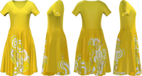 Sunshine Swirls (Dress) Color Guard Dress DRESS_02