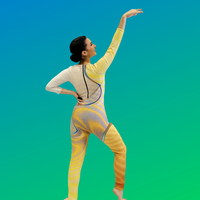 Colorguard Costume Sands of Time (Unitard) 20220673