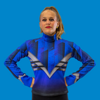 Modrn Marching Band Uniform Blue Steel Series (Power Top) 20220990_A