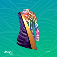 Guard Uniform Colorful Ripple Tunic (20211874)