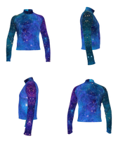 POWU_19 - Galactic Themed Full Power Top and Bibbers Set