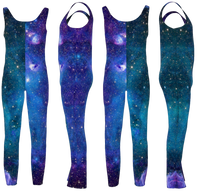 POWU_19 - Galactic Themed Full Power Top and Bibbers Set
