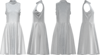 White Ombre Glitter Package - Dress