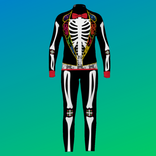 Indoor Percussion Standard Top & Bibbers - Dia de los Muertos (STAU_32)