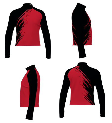 Indoor Percussion Power Top - Red & Black Attack (POWT_05)