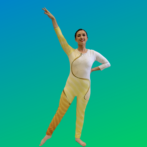 Colorguard Unitard Sands of Time (UNI_56)