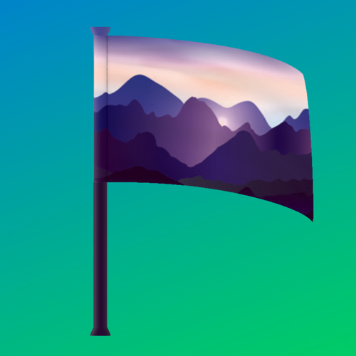 Purple Mountains Color Guard Flag (Standard Flag) 20212662_A