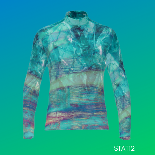 Blue Mosaic Standard Top (STAT_12)