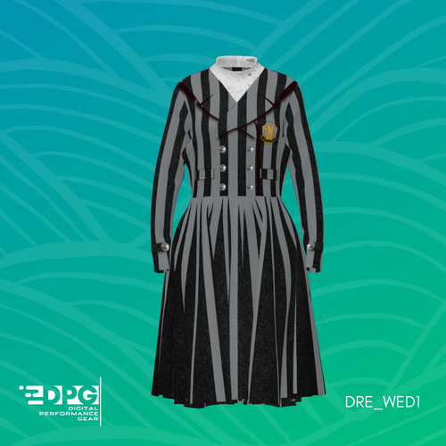 Wednesday Collection: Nevermore Uniform Dress (DRE_WED1)