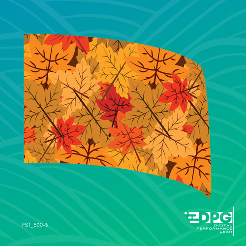 Autumn Leaves Color Guard Flag (FST_5003)