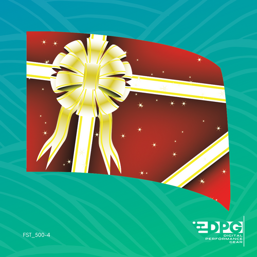 Gift Wrapped Color Guard Flag (FST_5004)