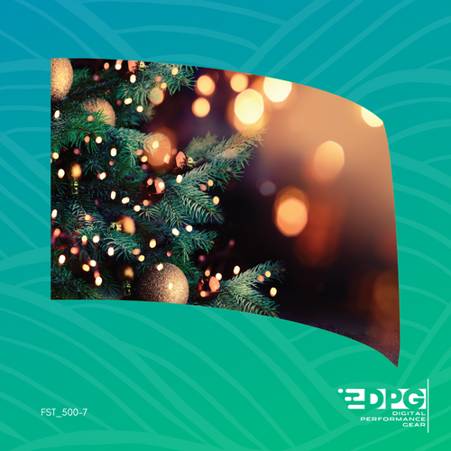 Christmas Tree Color Guard Flag (FST_5007)