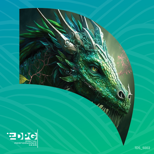 Dragon Teardrop Color Guard Swing Flag (FTD_5002)