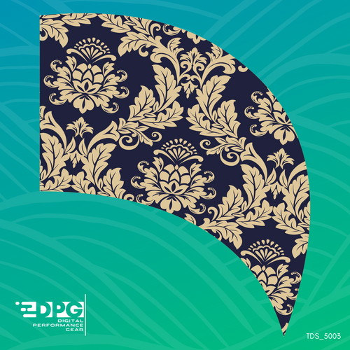 Filigree Teardrop Color Guard Swing Flag (FTD_5003)