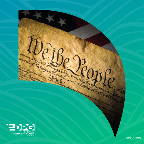 We the People Teardrop Color Guard Swing Flag (FTD_50010)