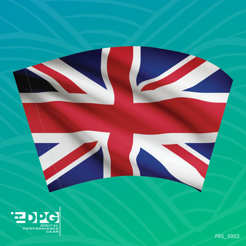 British Rainbow Color Guard Swing Flag (FRS_5002)