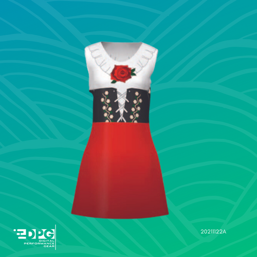 Color Guard Tunic - Flamenco (TUN_19)