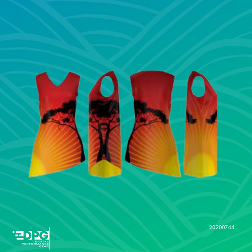 Saharan Sunset Full Tunic w/ Leggings (TUN_17 & LEGG_08)