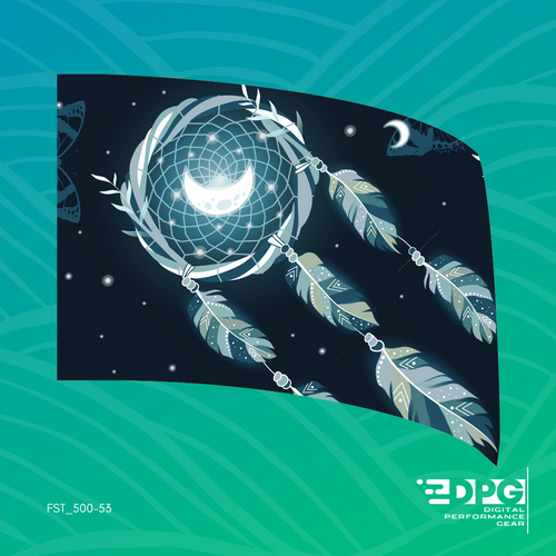 Dreamcatcher Standard Colorguard Flag 1 (FST_50053)