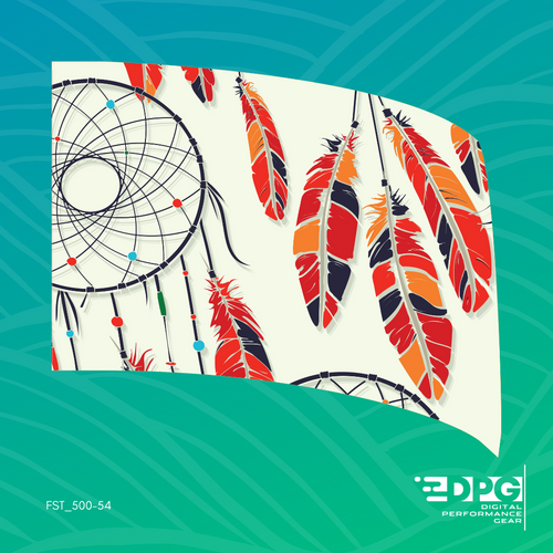 Dreamcatcher Standard Colorguard Flag 2 (FST_50054)