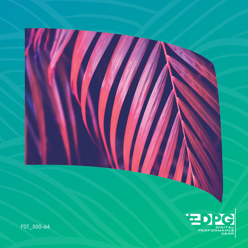 Tropical Palms Standard Color Guard Flag (FST_50064)