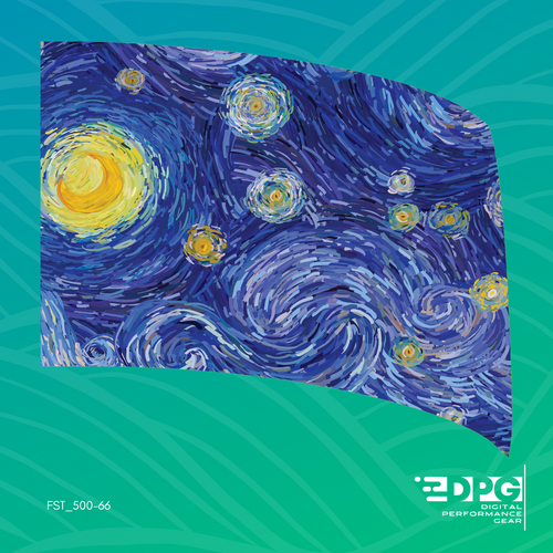 Starry Night Standard Guard Flag (FST_50066)
