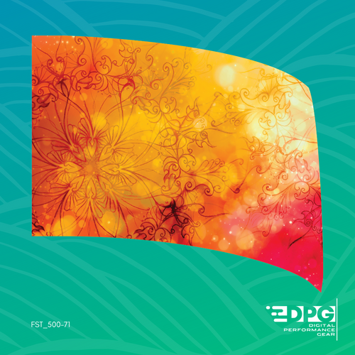 Watercolor Mandala Standard Guard Flag (FST_50071)