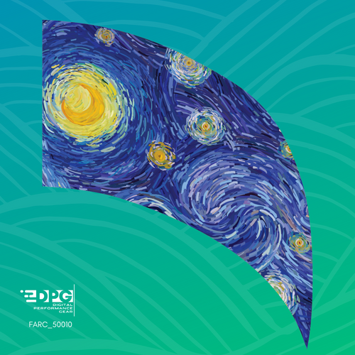 Starry Night Arc Colorguard Swing Flag (FARC50010)
