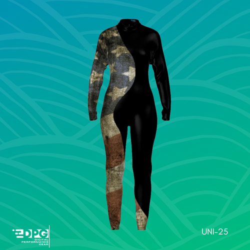 Stars & Stripes Winterguard Unitard (UNI_25)