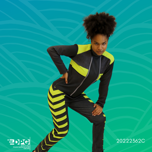 Alien Encounter Modern Marching Band Uniform - Power Top & Bibbers (20222362C)
