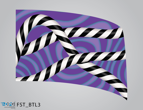 Beetlejuice Snakes Color Guard Standard Flag (FST_BTL3)