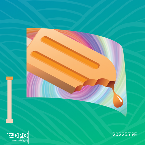 Popsicle Swirl Standard Guard Flag (20223519E)