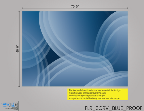 3 Curves Collection - Floor/Tarp - Multiple Colors Available - Red, Green, Blue - Available in your desired size Floor/ Tarp