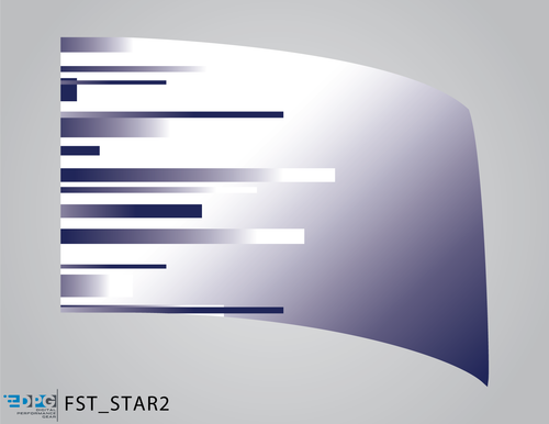 Stars Collection - Blue and White Standard Flag (FST_STAR2)