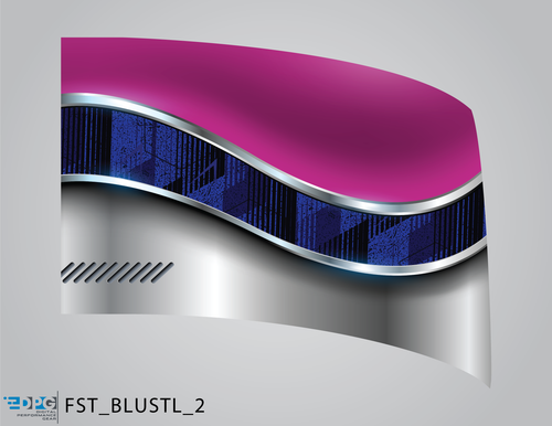 Blue Steel Collection - Wave Standard Flag (FST_BLU2)