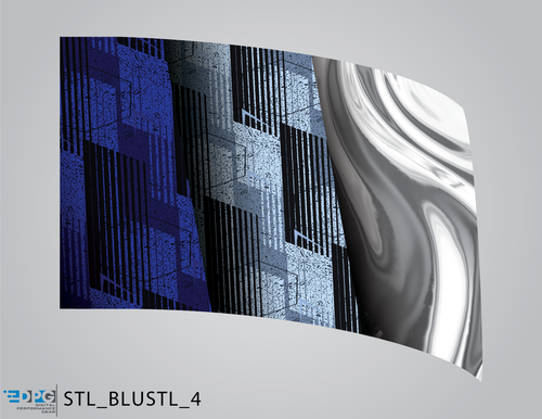 Blue Steel Collection - Tri-Pattern Standard Flag (FST_BLU4)