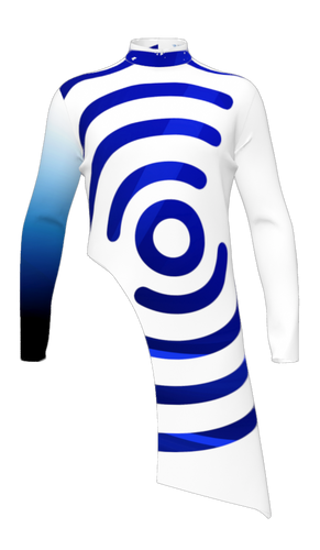 SoundWaves Collection - White Extended Top