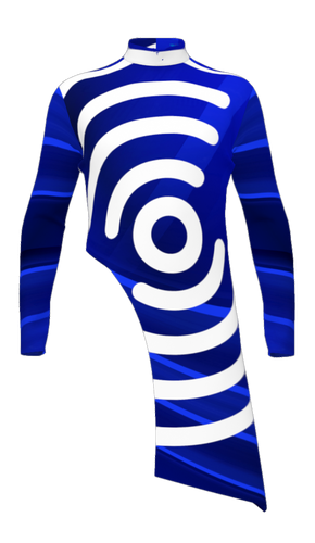 SoundWaves Collection - Blue Extended Top