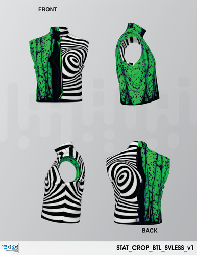 The Beetlejuice Collection - 6in Crop Standard Top (STAT_BTL2)