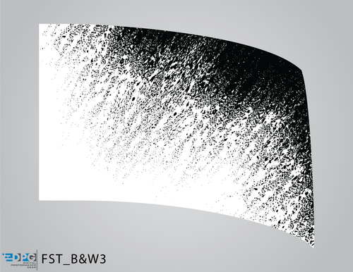 Black and White Package - Standard Flag Black Top Horizontal (FST_B&W3)