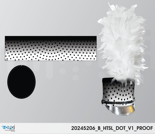Black and White Dots Collection - Hat Slip (HTSL_DOT)