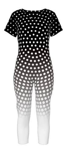 Black and White Dots Collection - Unitard